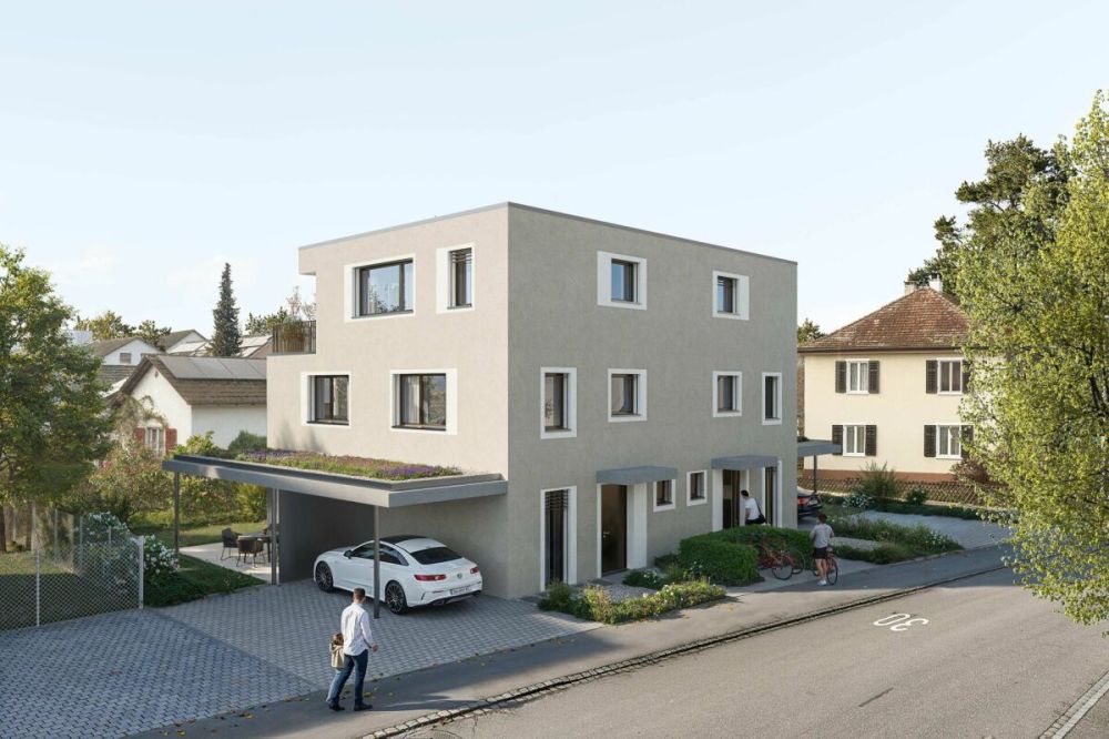 ZUHAUSE AM WEIHER - Neubau 2x 5.5-Zi. Doppelhaushälften - Bild 1