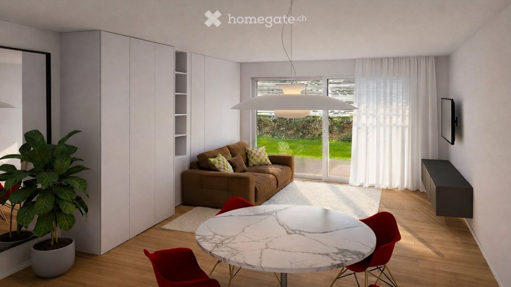 Appartamento di 1,5 locali da 43 m², 14 m² di portico e 36 m² di giardino al 1° piano -  Bild 5