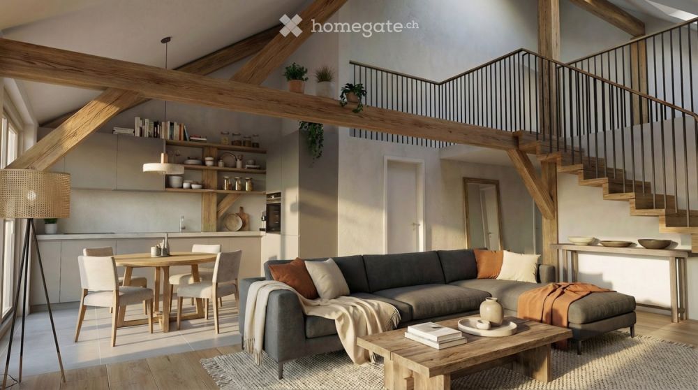 Appartement neuf 5.5 pièces en duplex avec galerie – Attique - Bild 1