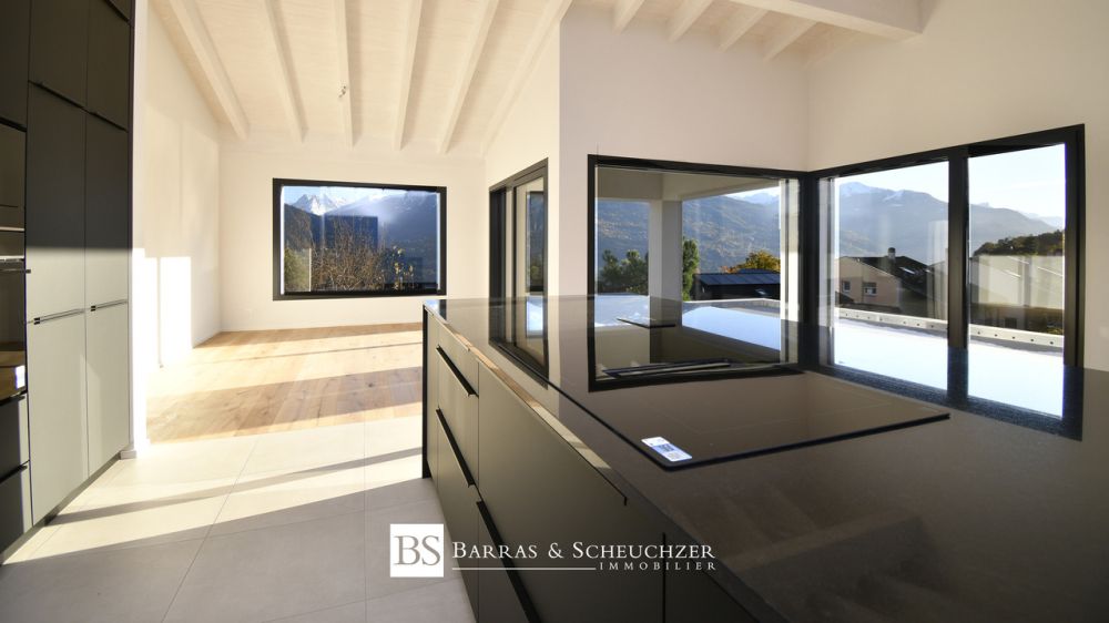 Geräumige 4.5-Zimmer-Wohnung in einer gehobenen Residenz - Appartement témoin - Séjour