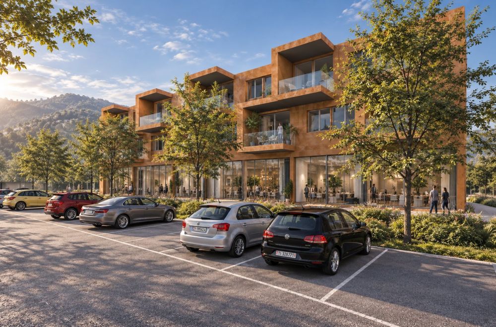 Moderno appartamento 3½ locali con terrazza e vista sulle montagne A03 -  Bild 2