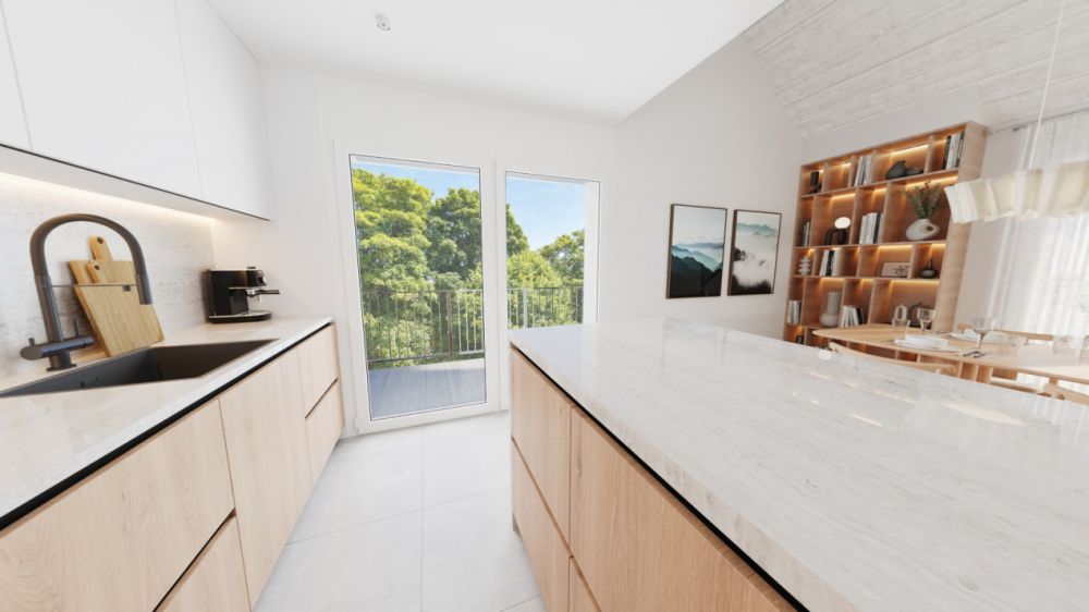 Une demeure où le jardin tutoie le ciel, Attique en duplex 4,5 pièces, 190 m² - Bild 6