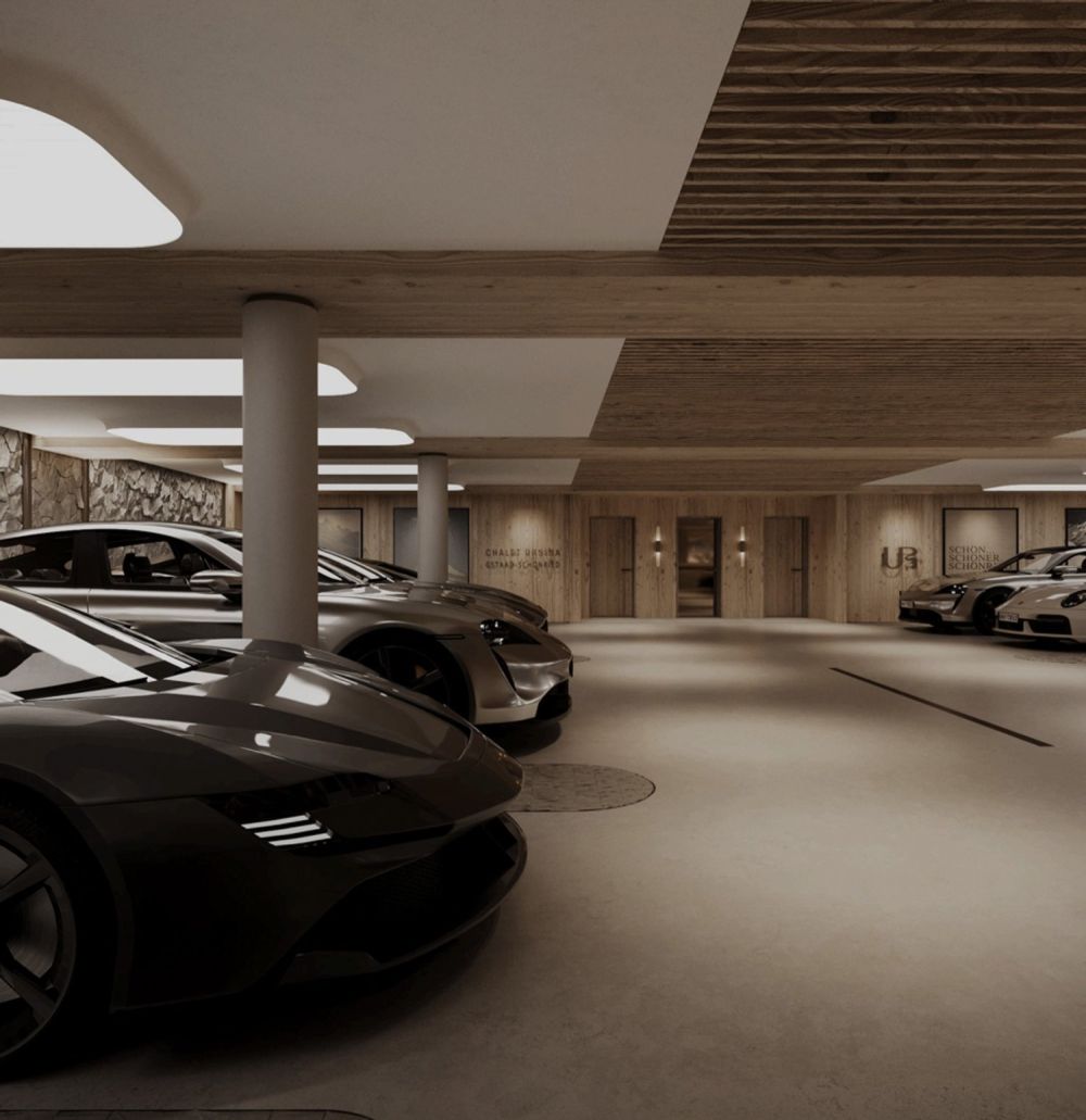 Penthouse d'exception avec vue imprenable - Image de synthèse - Garage