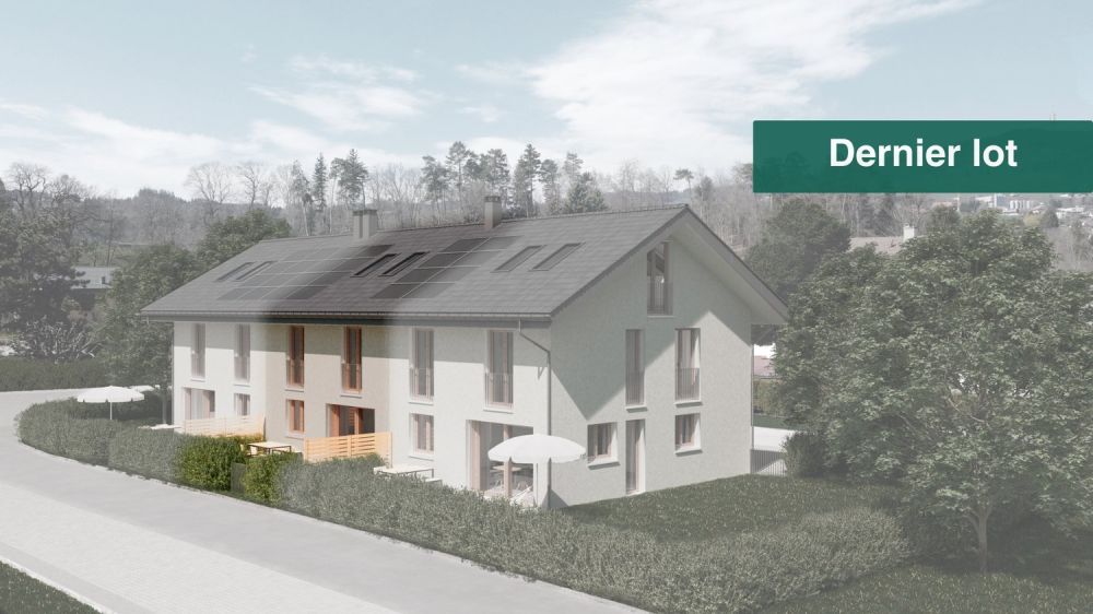 Maison mitoyenne neuve de 5.5 pièces à Marsens – dernier lot - permis de construire en force! -  Bild 2