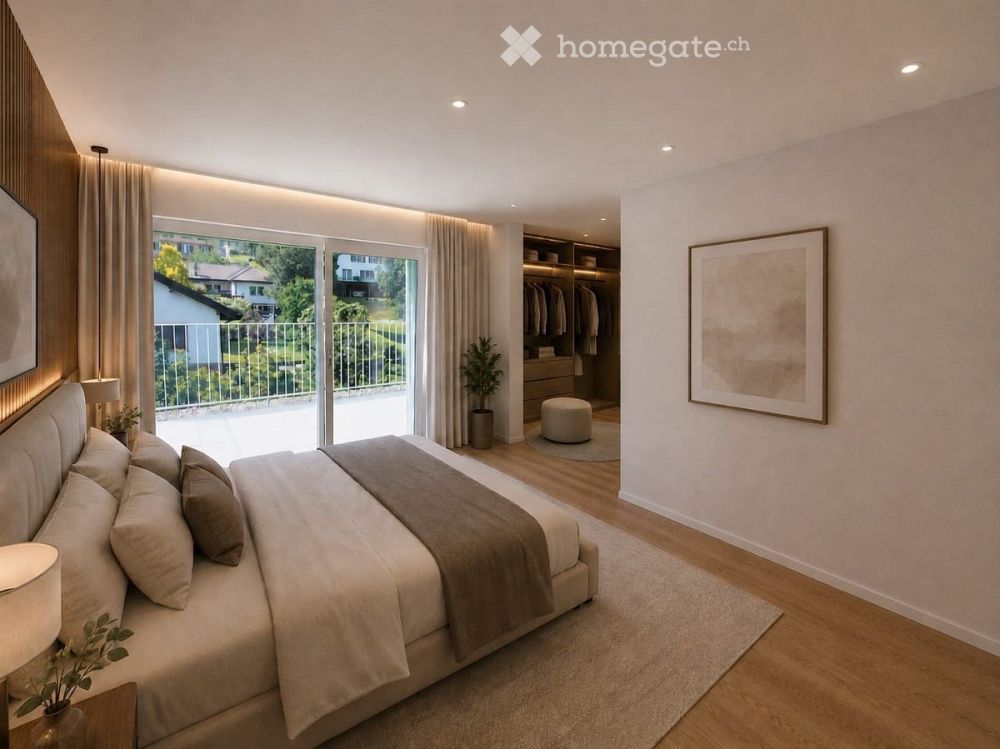 Prächtiges 6,5-Zimmer-Attikapartment mit Terrasse und Panoramablick in La Chaux-de-Fonds -  Bild 5