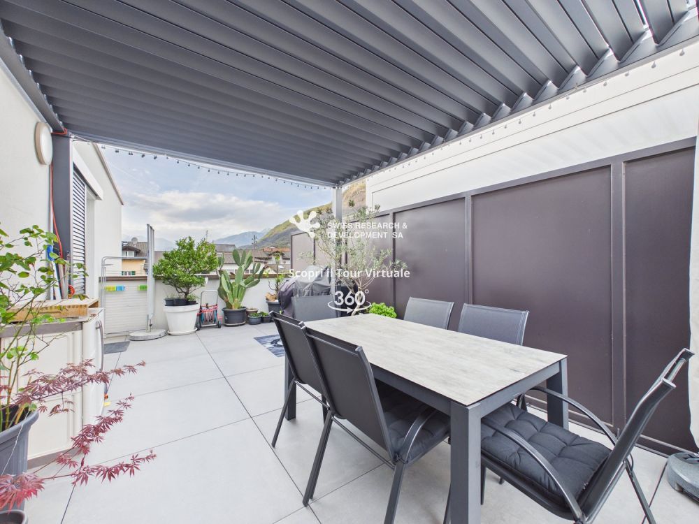 CONTEMPORANEO APPARTAMENTO DI 3,5 LOCALI CON AMPIA TERRAZZA E DOMOTICA INTEGRATA -  Bild 7