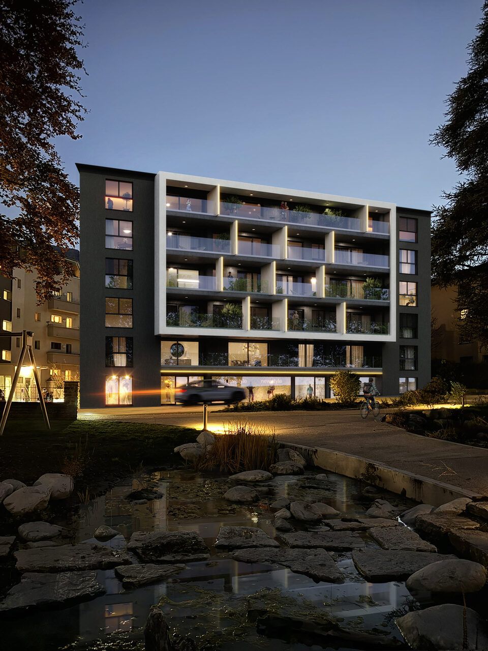 Aubépines22 - 3.5 pièces neuf au coeur de Sion - Bild 1