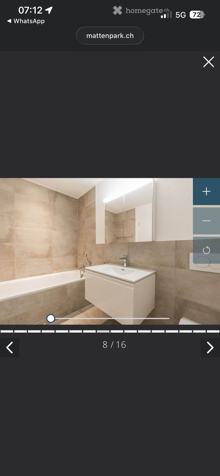 Moderne 3.5-Zimmer-Wohnung mit Balkon in Othmarsingen -  Bild 1