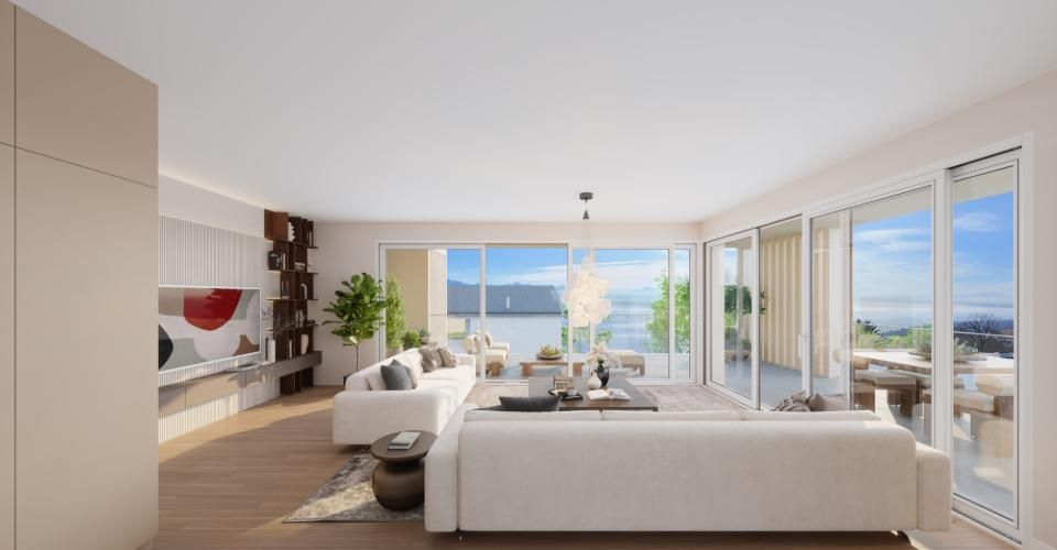 Appartement attique de 3.5 pièces à vendre à Lutry avec vue lac et Montagne - Attique 3.5 pièces - image - 6