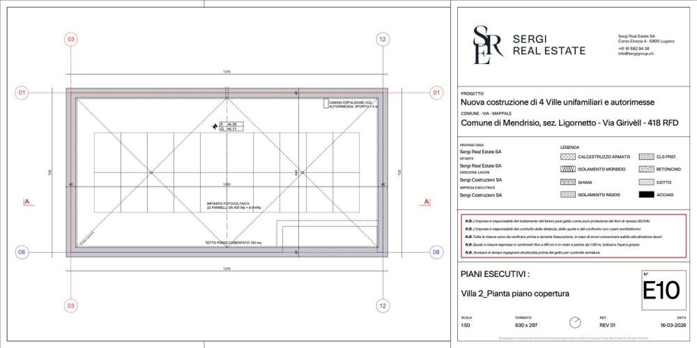 Außergewöhnliche Villa mit großem Wohnbereich und privatem Pool. - piano esecutivo 2