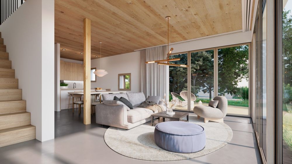 Grande villa Minergie jumelée, vente sur plan, 100% en ossature bois -  Bild 4