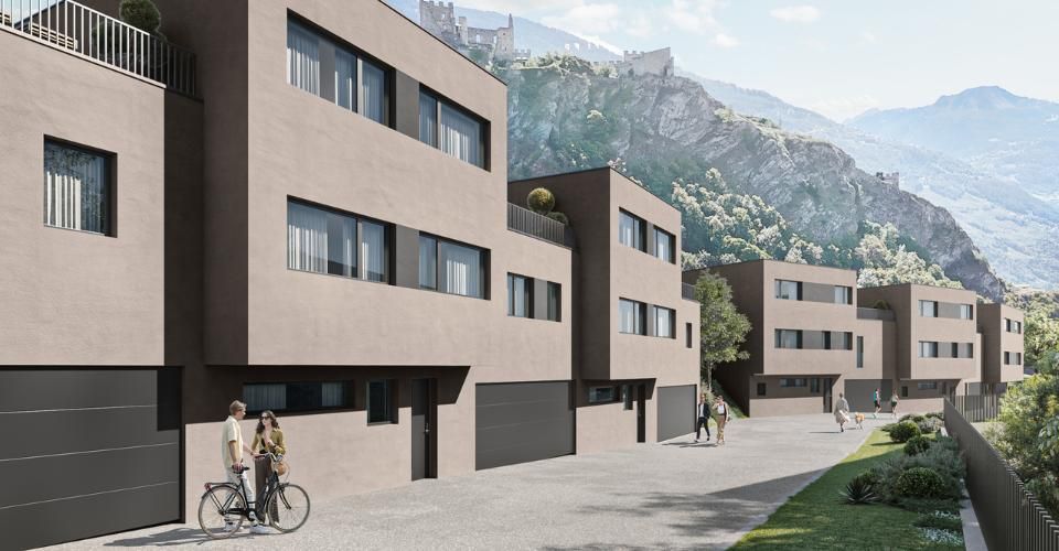 "ROCHER EN VILLE" 6 VILLAS DE STANDING AU COEUR DE SION - Villa 4.5 pièces - image - 2