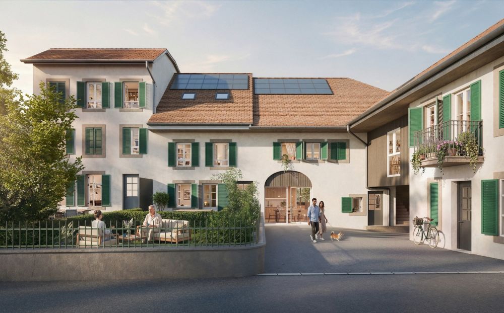 Promotion Les Vergers de Chamblon - 6 Magnifique Apartments mit Terrassen und privaten Gärten -  Bild 3