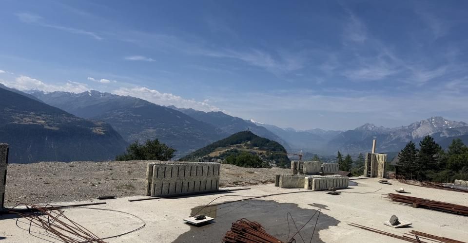 6000.Vue panoramique - Projet Chalet à vendre à Sergnou -Crans-Montana - Chalet 9.5 pièces - image - 9