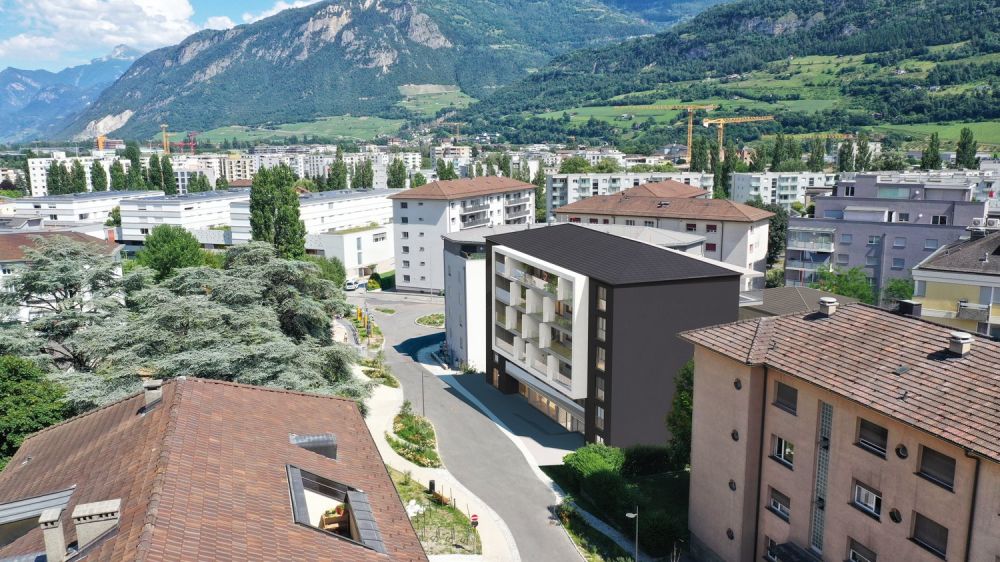 Mehrere 4.5 Zimmer-Wohnungen zur Verkauf in einer neuen Promotion "Aubépines22" in Sion -  Bild 3