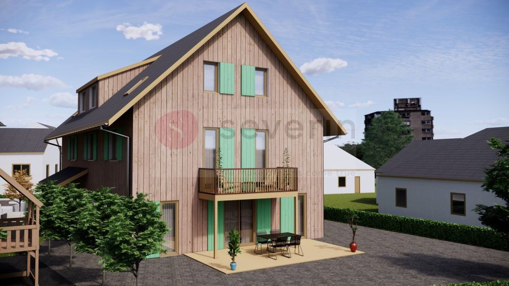 NEUBAU UNWEIT VON RAFZ-FAMILIENHEIM AUF 210M2, 7.5 ZI DEFH INKL. TGPP - ANSICHT SÜD-OSTEN