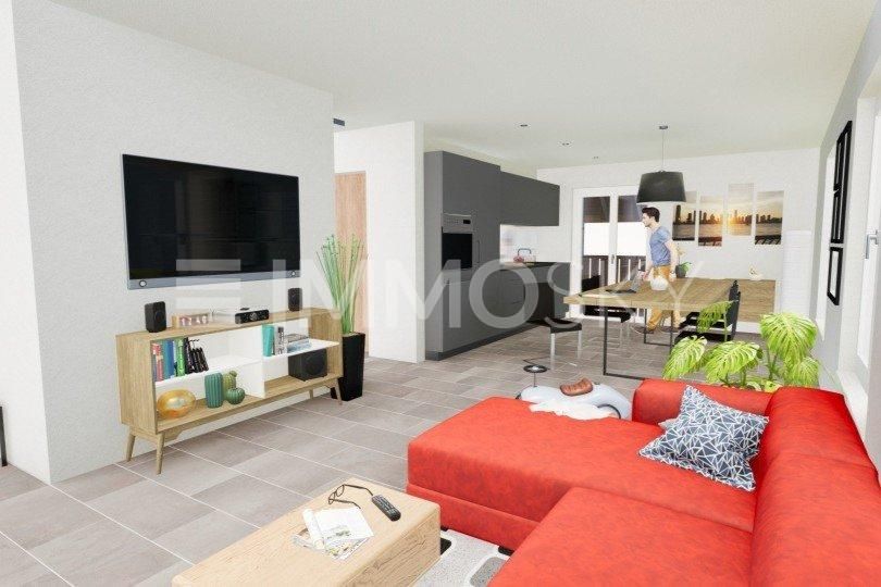 Neubauwohnung – modern, hell und durchdacht - Wohnzimmer