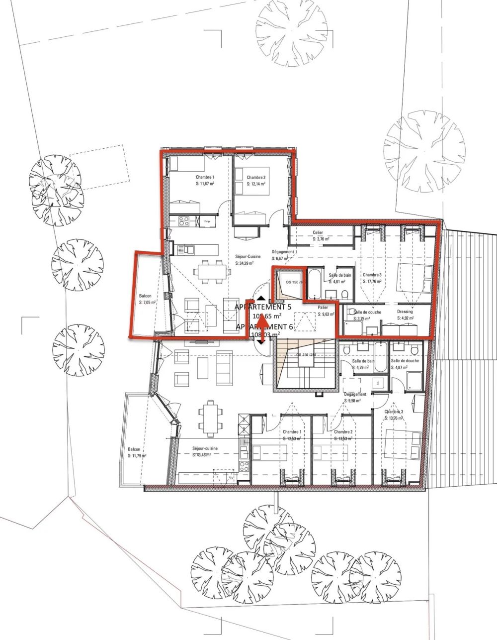 Already 4 lots sold! Only 2 4.5 room apartments left - lot No. 5 - Bild 5