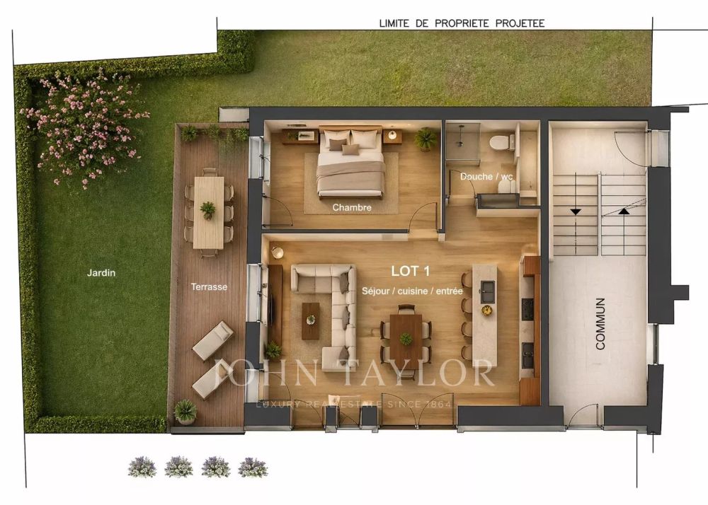 Charmant 2.5 pièces - PPE de 5 appartements -  Bild 1