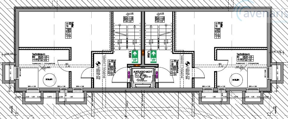 Neubau: Ein Doppeleinfamilienhaus ist noch frei - Grundrisspläne Doppel-Einfamilienhaus 2. Untergeschoss