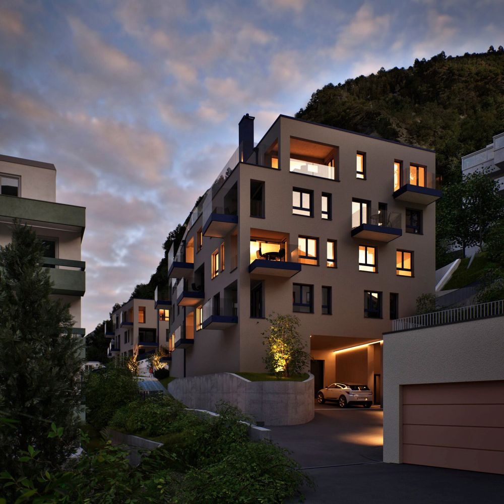 Wohnprojekt BACCHUS: Neubau 3.5 ZWG mit Weitblick - Vis_Bacchus_5aNacht_A