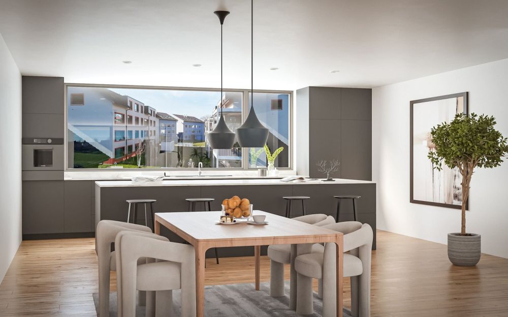 Exklusive 4.5-Zimmer-Gartenwohnung mit 193 m² Privatgarten – Neubau in Fraubrunnen -  Bild 10