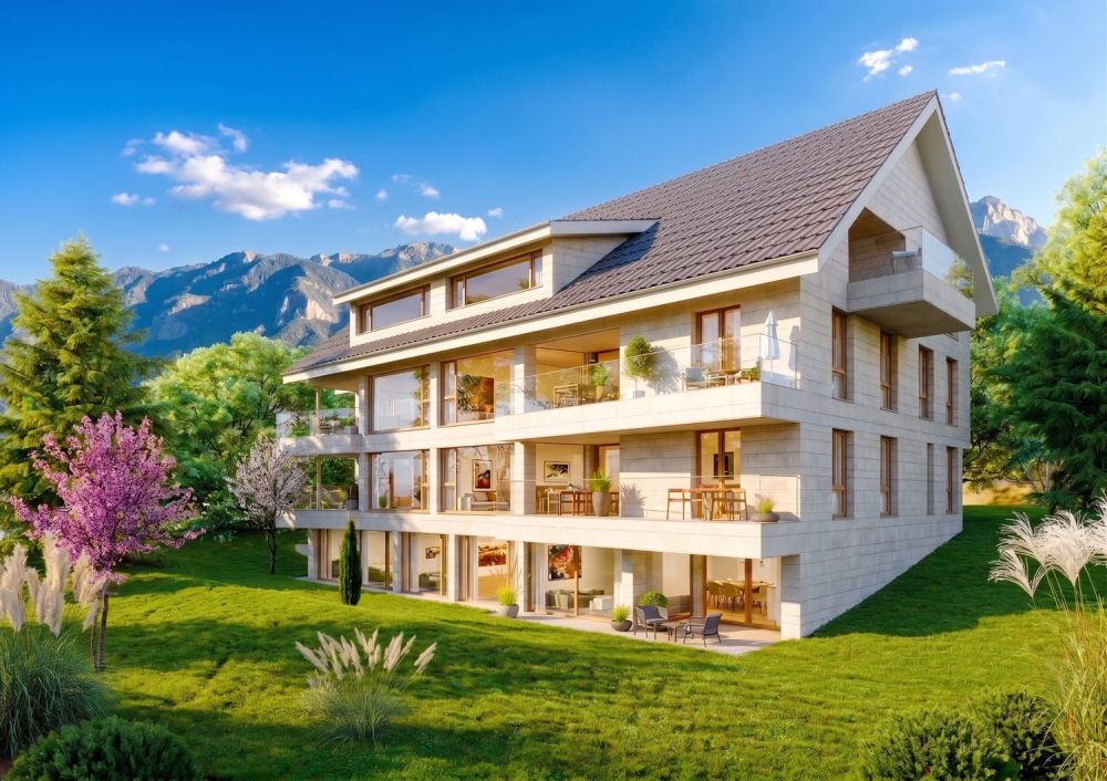 Unverbaubare Seesicht am Bielersee – Exklusive Neubauwohnungen in Lüscherz -  Bild 1