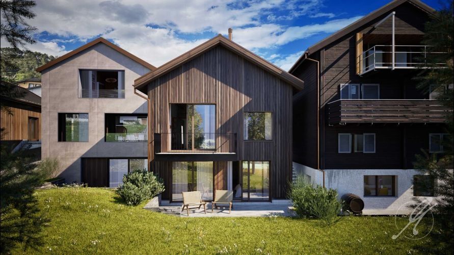 Baubewilligter Neubau mit unverbaubarer Aussicht - Bild 1