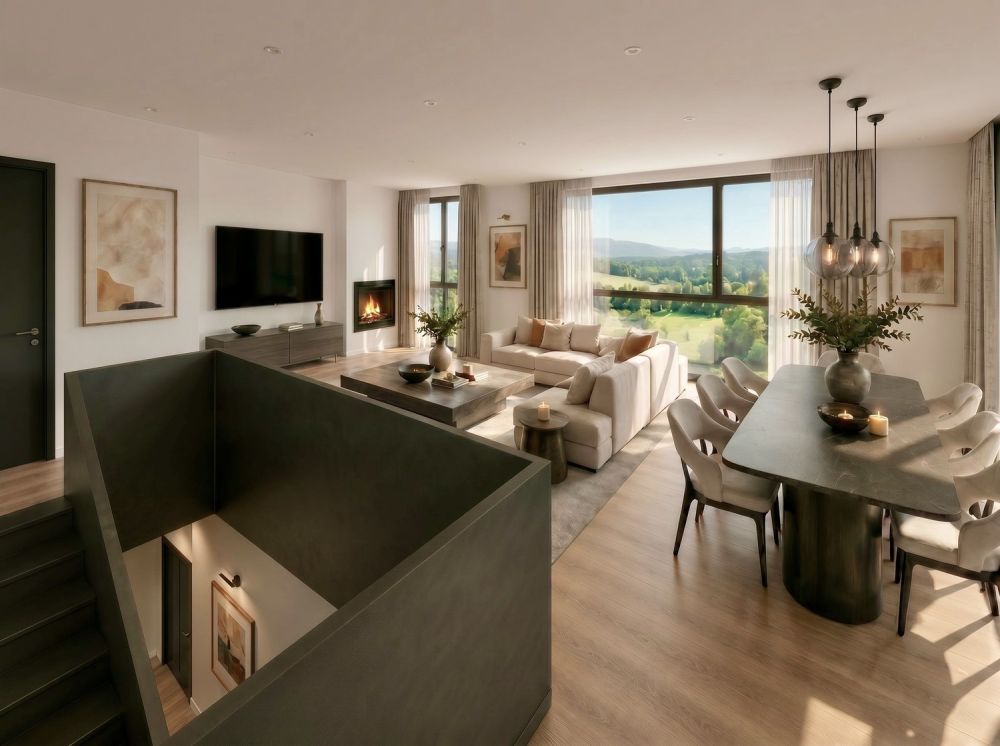 Exklusives neues 6.5-Zimmer-Einfamilienhaus an bester Hanglage in Widen -  Bild 4