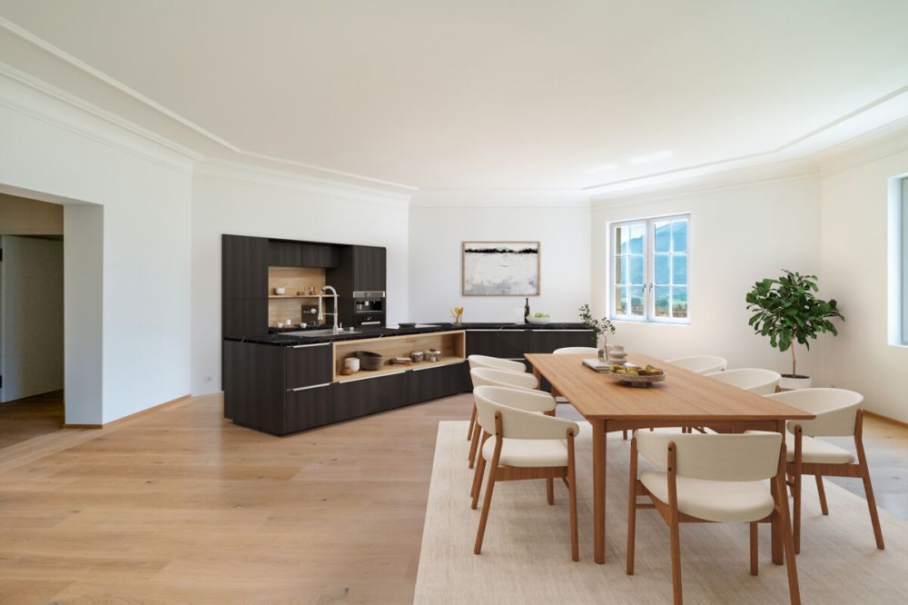 Wohnerlebnis im Schloss Zizers: stilvoll, historisch, einzigartig - Küche