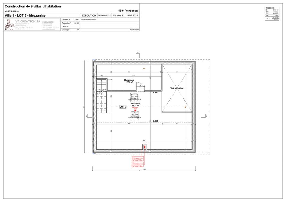 Schönes 3,5-Zimmer-Wohnung in Vérossaz - Mezzanine