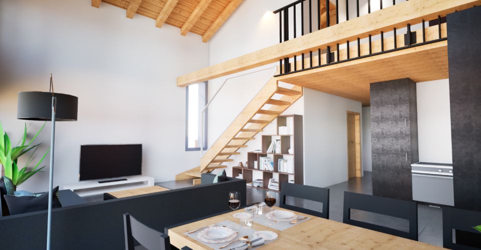 Villa mitoyenne de 3.5 pièces sur la Commune du Val de Bagnes - Maison jumelée 3.5 pièces - image - 7