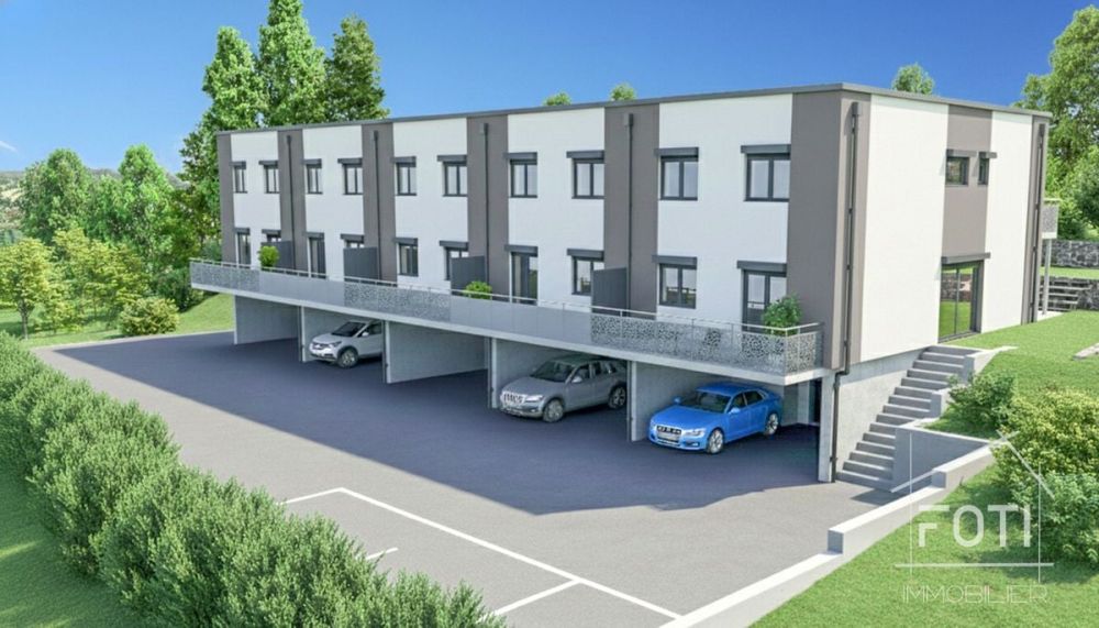 Maison mitoyenne de 4,5 pièces avec une belle vue. - Façade