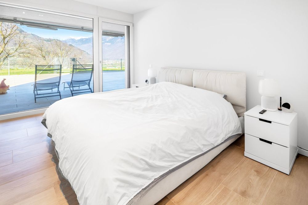 Residenz Artore - Wohnen mit Blick auf die Burgen von Bellinzona - Camera da letto