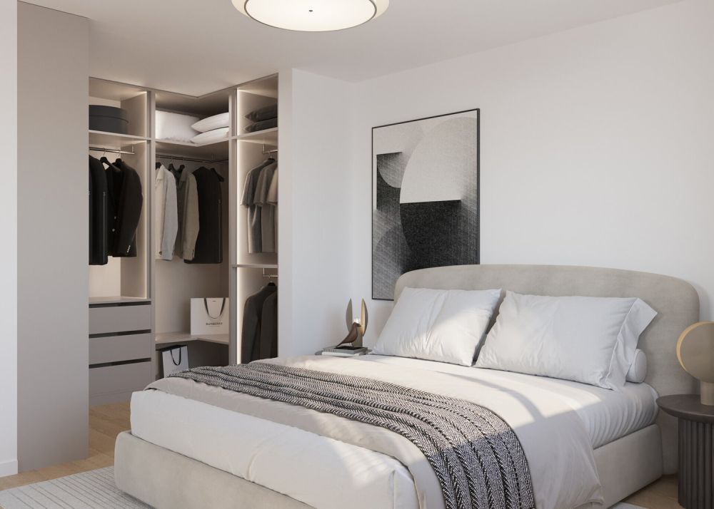 Exklusive Rooftop-Dachwohnung mit privater Terrasse und 360-Panoramab - Premium Ankleide