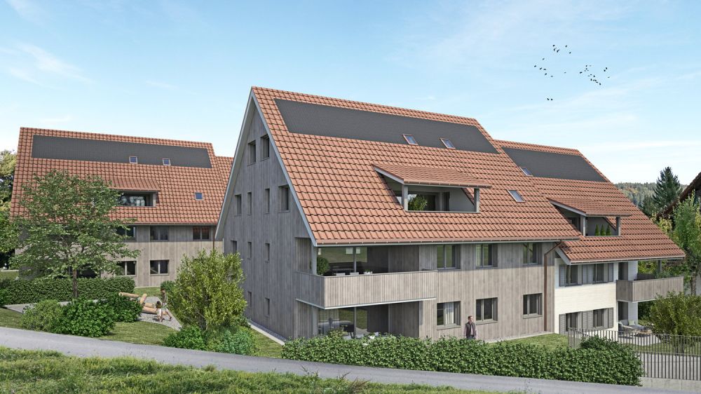 Letzte Wohnung sichern -  3.5-Zimmer-Neubau-Wohnung 2. Dachgeschoss in ruhiger Lage von Madetswil -  Bild 2