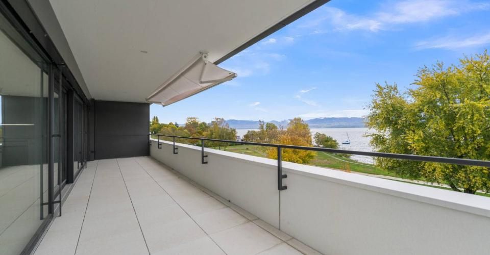 Appartement neuf de standing - 4.5 pièces en angle avec balcon de 76m² - Vue lac - Appartement 4.5 pièces - image - 1
