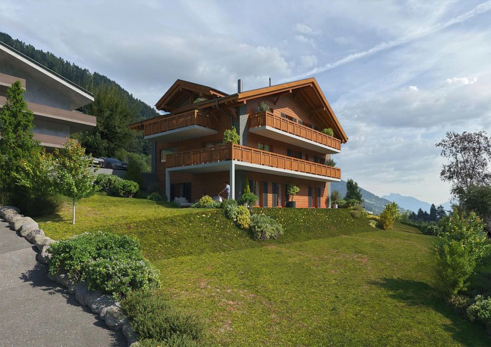 Prächtige 6,5-Zimmer-Wohnung in einem Chalet in Val-d'Illiez -  Bild 4