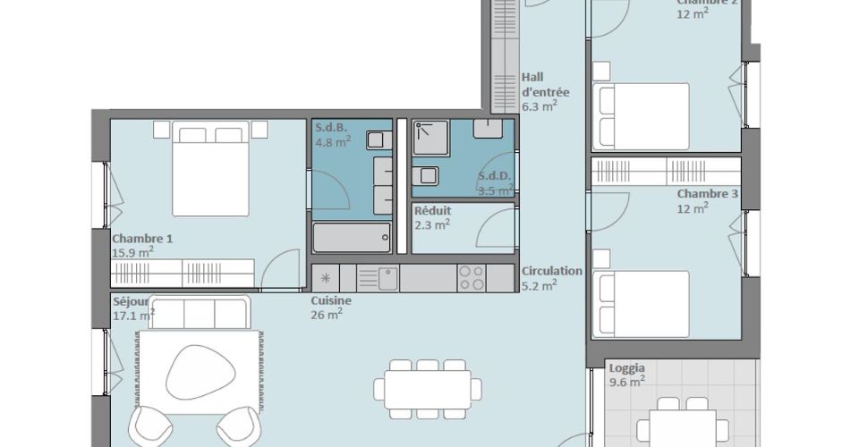 PLUS QUE 5 LOTS DISPONIBLES - Prilly Buissonnière - 4,5 PIECES 1ER ETAGE - Appartement 4.5 pièces - image - 12