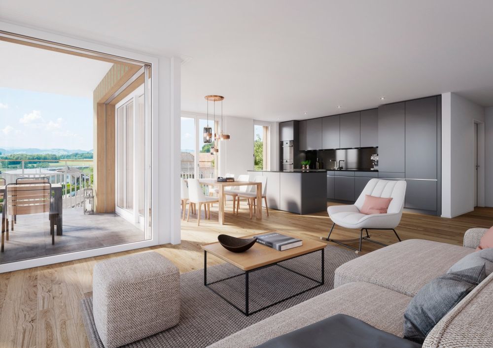 topmoderne Eigentumswohnung in der neuen Überbauung am-wiberg.ch -  Bild 4