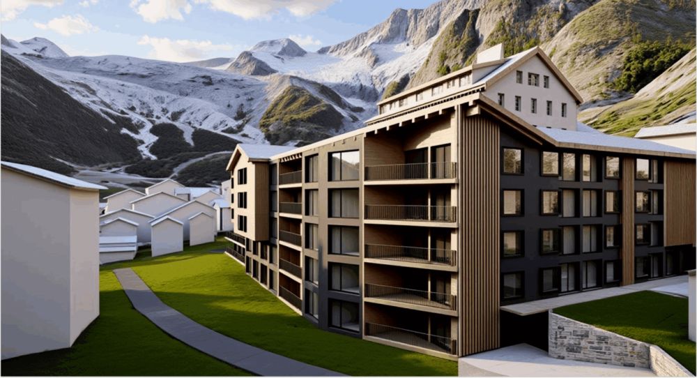 Dom 4545 - Besitzen Sie Ihr exklusives Hotelstudio oder Ihre Hotelsuite in Saas-Fee - betrieben von Dorint Hotels & Resorts. - Bild 1