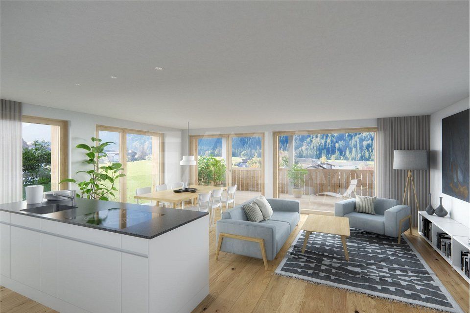 Nachhaltiges Wohnen Garglas.ch: 3-Zimmer-Wohnung F2 - Gartenwohnung - Bild 1