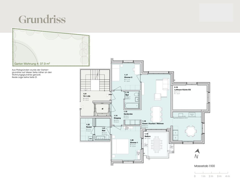 Moderne 3.5-Zimmer-Neubauwohnung mit Balkon in Oberglatt -  Bild 6