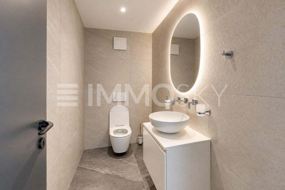 Villa moderne à 25 min. de Lausanne - WC visiteur au rez-de-chaussée