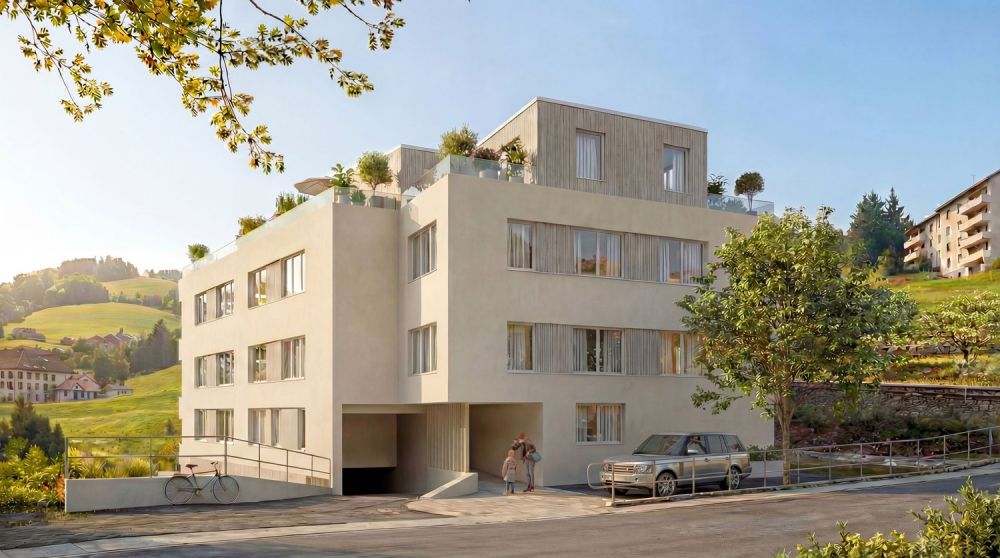 Projekt Erlenbach Herisau – Wohnung 1 – Erdgeschoss West -  Bild 2