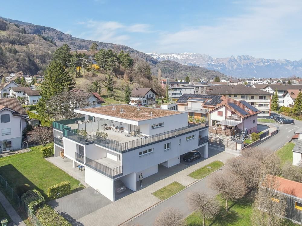 attraktives Immobilienpaket - zwei MFHs an zentraler Lage - Drohnenaufnahme Gärtli 31a
