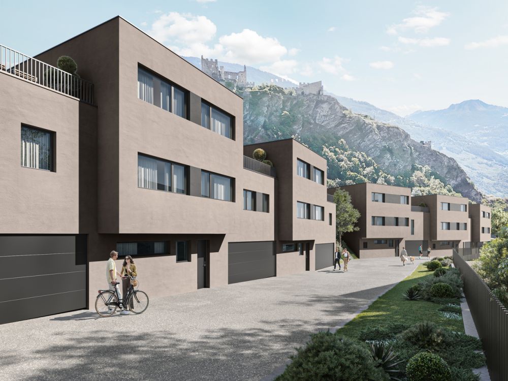 "ROCHER EN VILLE" 6 VILLAS DE STANDING AU COEUR DE SION -  Bild 3