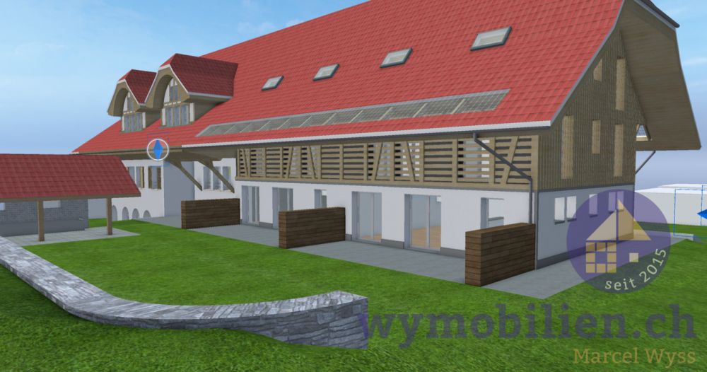 Das Löwen Reihenhaus - jetzt Infos anfordern! - Garten/Terrassen W4 (links) und W5 (rechts)