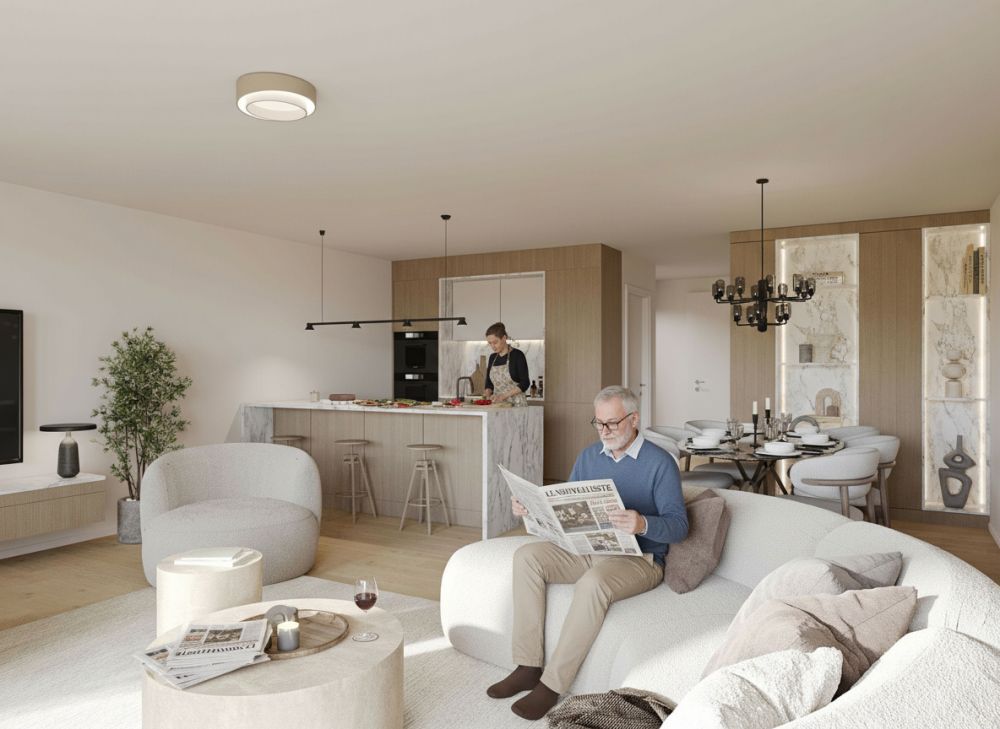 Spacieux 3,5 pces duplex Rez de jardins - Centre ville - Bild 4