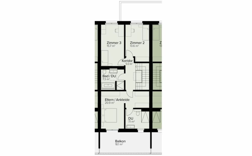 Erstbezug | 262 m² | 5.5-Zimmer-EFH "Rosenberg" | Neubauprojekt - Visualisierung